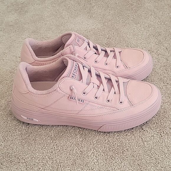Sketchers arch fit mauve 8.5 womens sneakers SO comfy - Picture 3 of 7